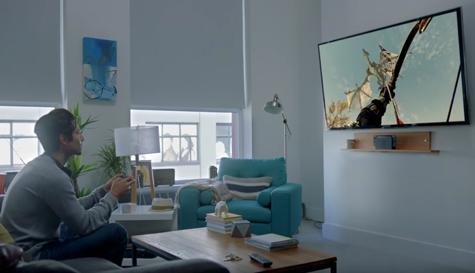 nintendo switch living room